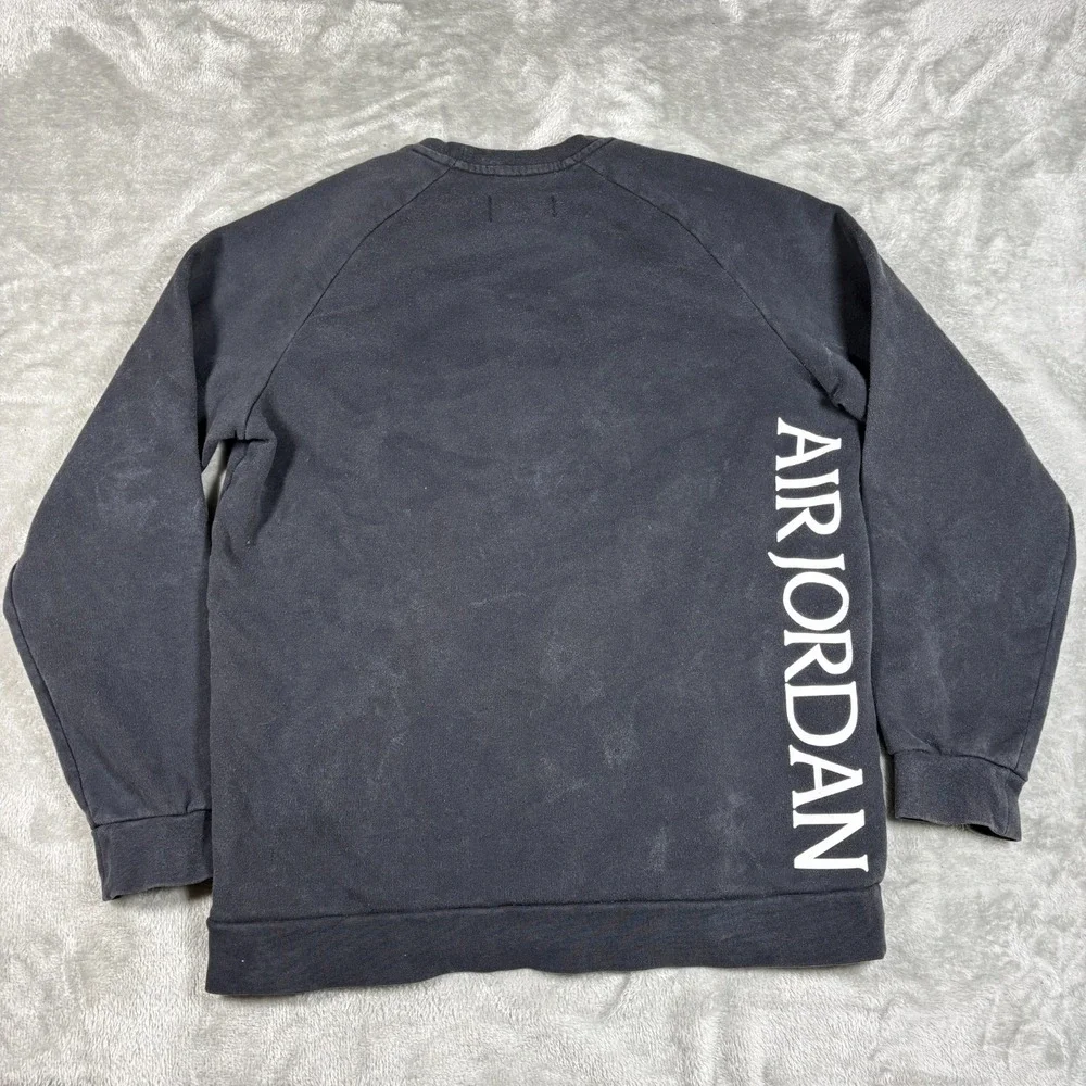 Air‎ Jordan Sweatshirt Men Large Black Pullover Crewneck Sweater Jumpman Air